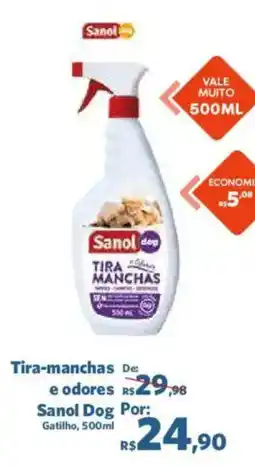 Sam's Club Tira-manchas e odores Sanol Dog oferta