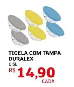 Assaí Atacadista tigela com tampa duralex oferta