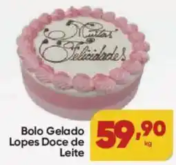 Lopes Supermercados Bolo Gelado Lopes Doce de Leite oferta