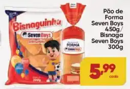 Lopes Supermercados Pão de Forma Seven Boys oferta