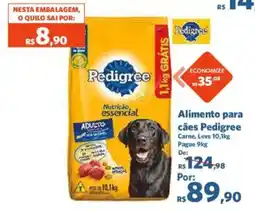 Sam's Club Alimento para cães Pedigree oferta