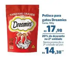 Sam's Club Petisco para gatos Dreamies Carne oferta