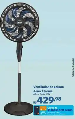 Sam's Club Ventilador de coluna Arno Xtreme oferta