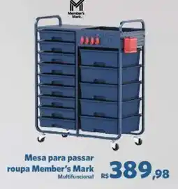 Sam's Club Mesa para passar roupa Member's Mark Multifuncional oferta