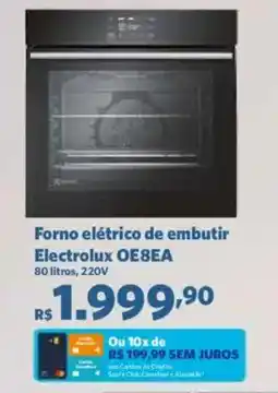 Sam's Club Forno elétrico de embutir Electrolux OE8EA oferta