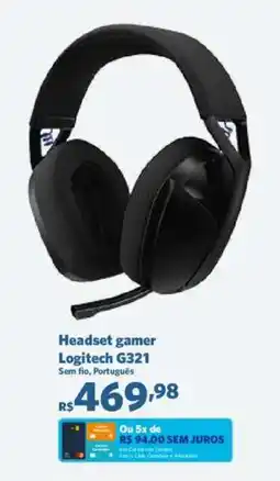 Sam's Club Headset gamer Logitech G321 oferta