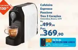 Sam's Club Cafeteira Espresso Passione Tres 3 Corações oferta