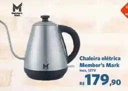Sam's Club Chaleira elétrica Member's Mark Inox, 127V oferta