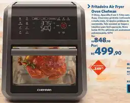 Sam's Club Fritadeira Air Fryer Oven Chefman oferta