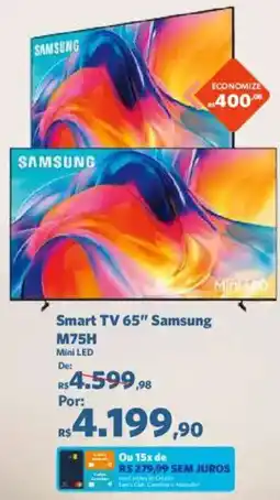 Sam's Club Smart TV 65" Samsung M75H Mini LED oferta