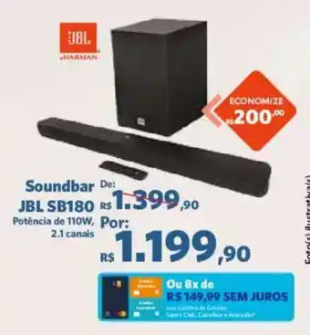 Soundbar JBL SB180