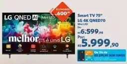 Sam's Club Smart tv 75" lg 4k qned70 oferta