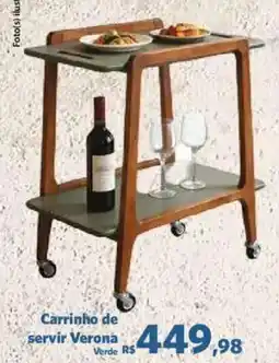 Sam's Club Carrinho de servir Verona Verde oferta