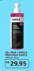 Simple - gel para limpeza profunda