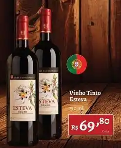 Novo Atacarejo Esteva - vinho tinto oferta