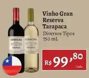 Novo Atacarejo Cosecha tarapaca - vinho gran reserva oferta