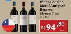 Novo Atacarejo Cousino macul - vinho antiguar reserva oferta