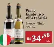 Novo Atacarejo Villa fabrizia - vinho lambrusco oferta