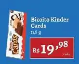 Novo Atacarejo Kinder - bicoito cards oferta