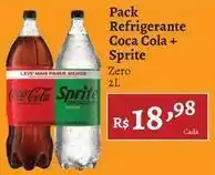 Novo Atacarejo Pack refrigerante coca cola + sprite oferta