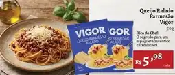 Novo Atacarejo Vigor - queijo ralado parmesão oferta
