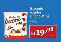 Novo Atacarejo Kinder - biscoito bueno mini oferta