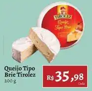 Novo Atacarejo Tirolez - queijo tipo brie oferta