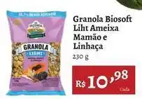 Novo Atacarejo Da fazenda - granola biosoft liht ameixa mamão e linhaca oferta