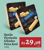 Novo Atacarejo Faixa azul - queijo parmesão cilindro oferta