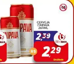 Supermercado Bem Barato Cerveja itaipava oferta