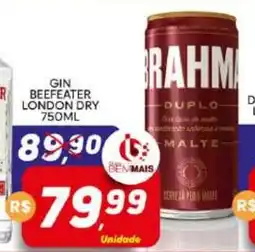 Supermercado Bem Barato gin beefeater london dry oferta