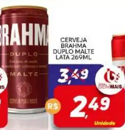 Supermercado Bem Barato Cerveja brahma duplo malte lata oferta