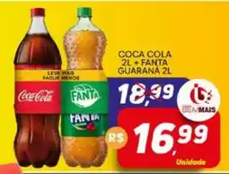 Supermercado Bem Barato Coca cola 2l + fanta guaraná 2l oferta