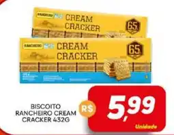 Supermercado Bem Barato Biscoito rancheiro cream cracker oferta