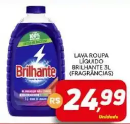 Supermercado Bem Barato Lava roupa líquido brilhante 3l (fragrâncias) oferta
