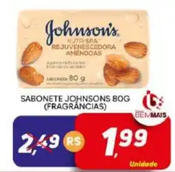 Supermercado Bem Barato Sabonete johnsons 80g (fragrâncias) oferta