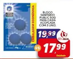 Supermercado Bem Barato Bloco sanitário public 50g oferta