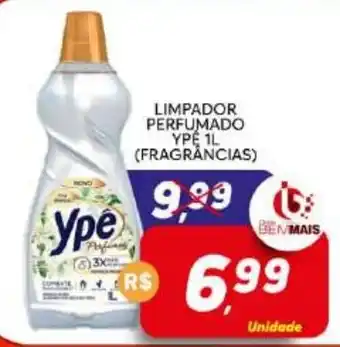 Supermercado Bem Barato Limpador perfumado ypê 1l (fragrâncias) oferta