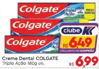 Creme Dental COLGATE Tripla Ação