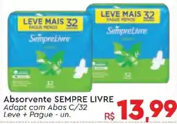 Komprao Atacadista Absorvente sempre livre oferta