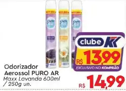 Komprao Atacadista Odorizador Aerossol PURO AR Maxx Lavanda oferta