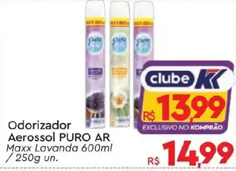 Komprao Atacadista Odorizador Aerossol PURO AR Maxx Lavanda oferta