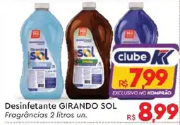 Komprao Atacadista Desinfetante girando sol oferta