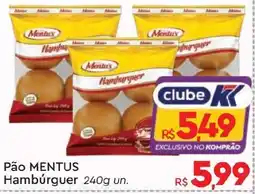 Komprao Atacadista Pão mentus hambúrguer oferta