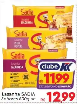 Komprao Atacadista Lasanha sadia sabores oferta