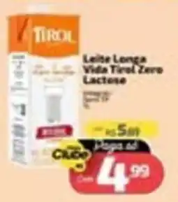 Supermercado Jacomar Leite Longa Vida Tirol Zero Lactose oferta