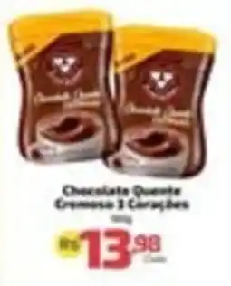 Supermercado Jacomar Chocolate Quente Cremoso 3 Corações oferta