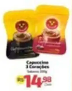 Supermercado Jacomar Capuccino 3 Corações oferta