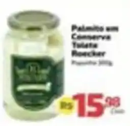 Supermercado Jacomar Palmito em conserva tulata roecker oferta