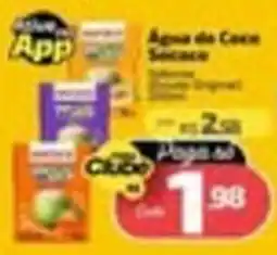 Supermercado Jacomar Água de Coco Sococo oferta